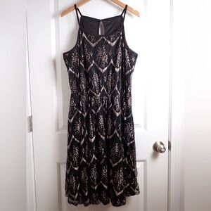 Maurices Two Tone Lace Dress size XL